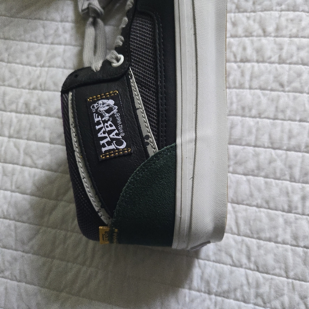 Vans Half Cab Vault Originals  Premiun Green And Purple Men 8.5 Skate 072025 - Picture 2 of 7